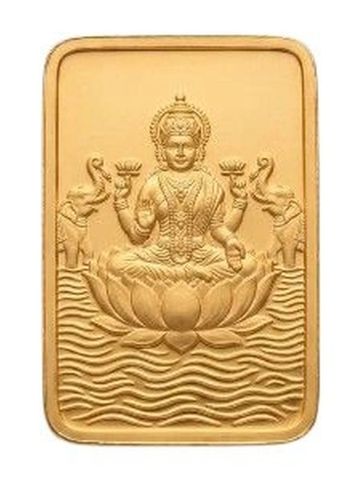 PMJ Jewels 24KT Divine Laxmi Gold Bar- 5g