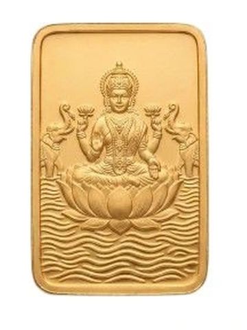 PMJ Jewels 22KT Divine Laxmi Gold Bar- 10g