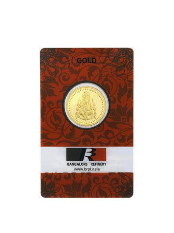 Bangalore Refinery GC24K-GAN-999-8G 24 (999) K 8 g Yellow Gold Coin