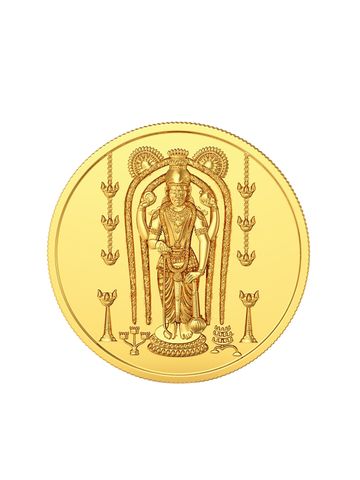 Joyalukkas Lord Krishna 22KT(916) Gold Coin -4 gm