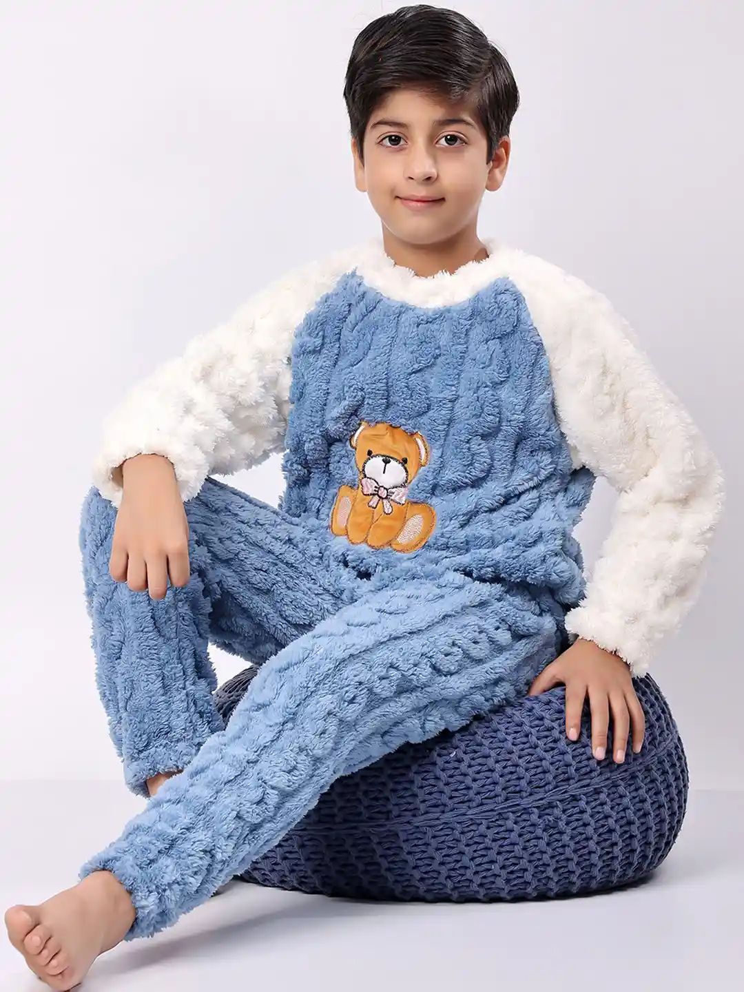 Buy Lugo Kids Printed Winter Night suit Night suits for Unisex