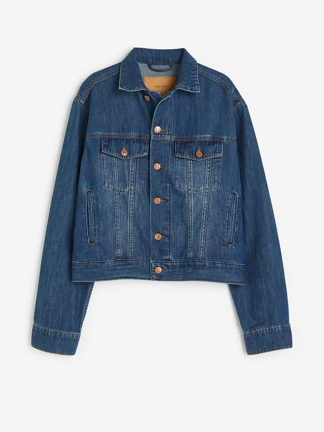 Buy H&M Feather Soft Denim Jacket Jackets for Women 26229106