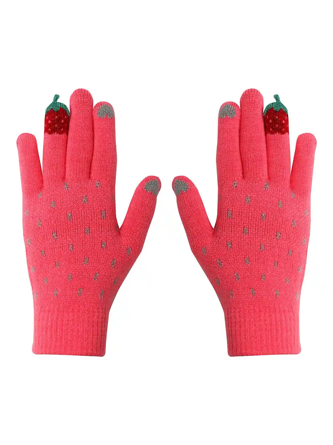 Buy FabSeasons Kids Patterned Acrylic Warm Winter Gloves Gloves
