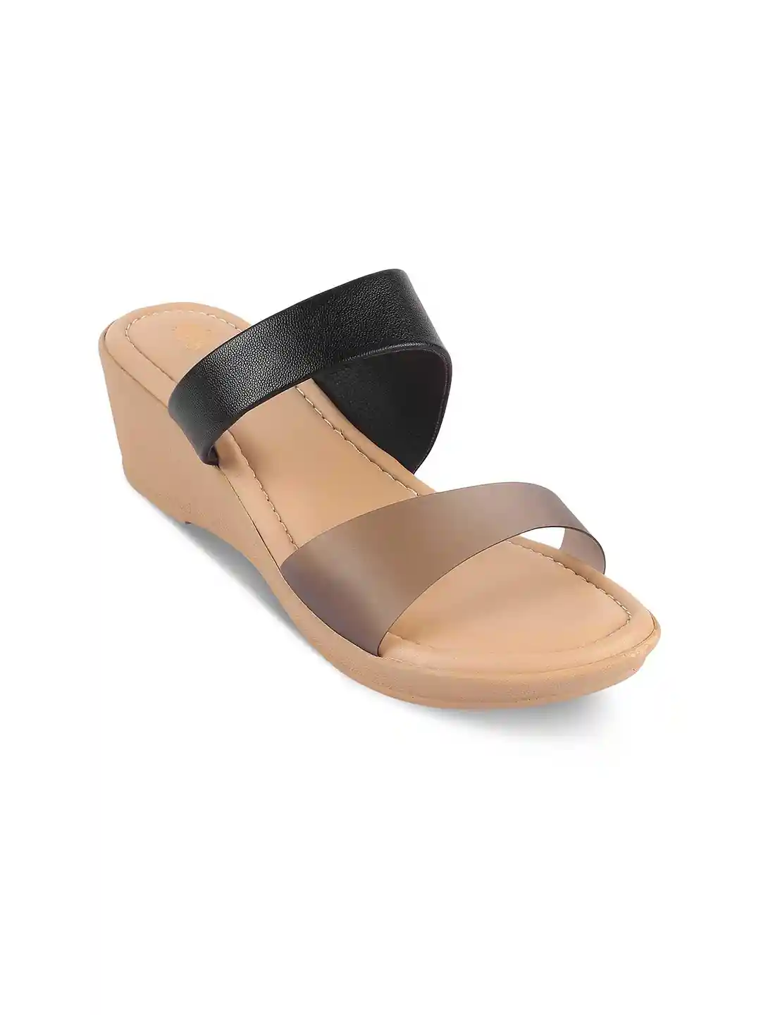 Tresmode Latest Wedge Sandals Tresmode Black Wedge Mules Womens