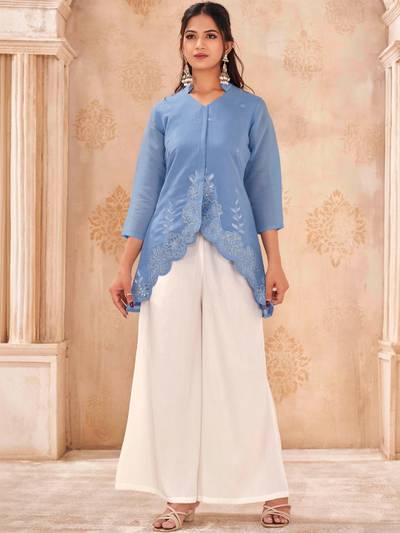 Tikhi Imli Embroidered Tunic with Palazzos