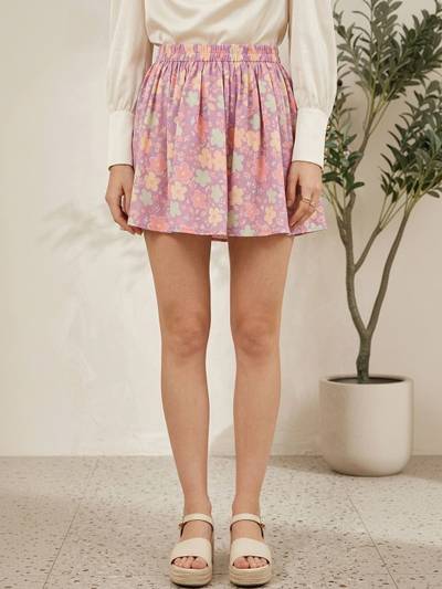 CORSICA Women Floral Above Knee Flared Skirt