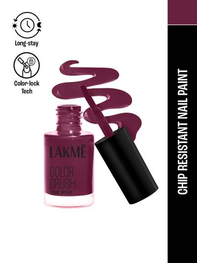 Lakme True Wear Color Crush Chip Resistant & Long Lasting Vibrant Nail Polish 6ml - 16