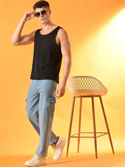 FADER Men Regular Fit Mid-Rise Jeans