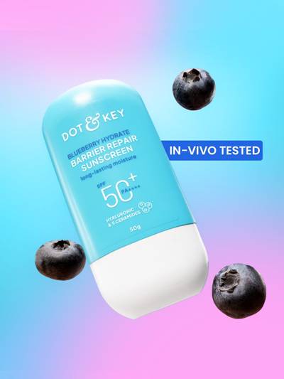 DOT & KEY Blueberry Hydrate Barrier Repair Sunscreen In-Vivo Tested SPF 50+ PA++++ - 50g