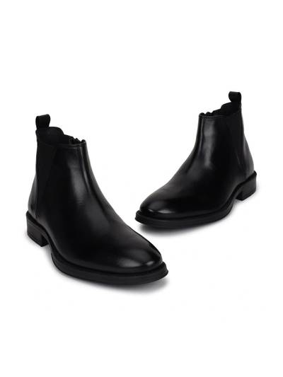 Woods Men Round Toe Slip-On Chelsea Boots