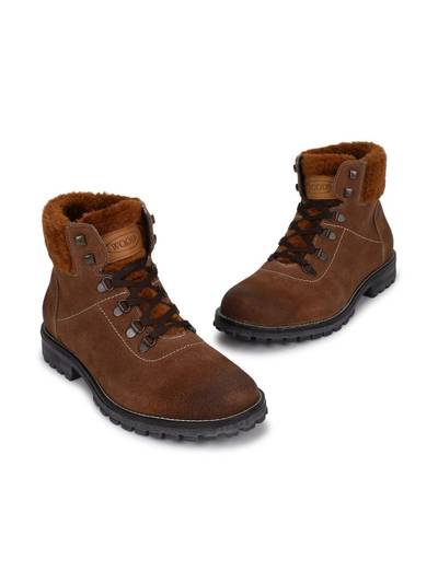 Woods Men Round Toe Lace-Ups Winter Boots