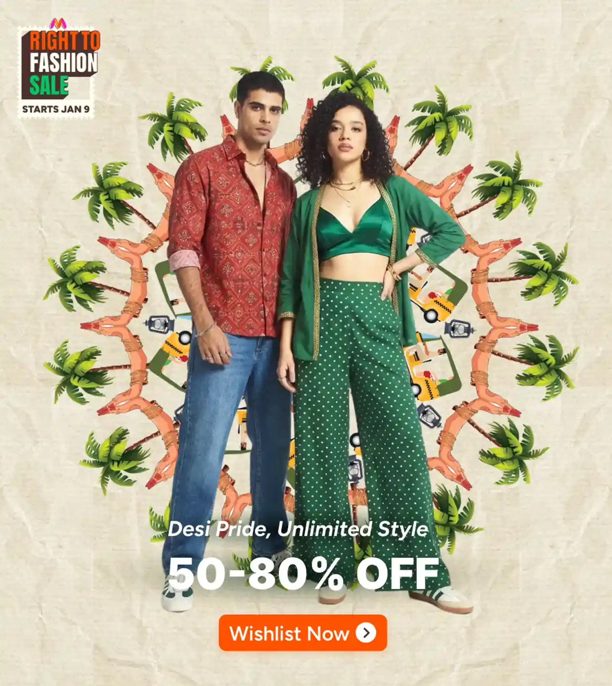 Myntra Right to Fashion Sale Flat 500 Off