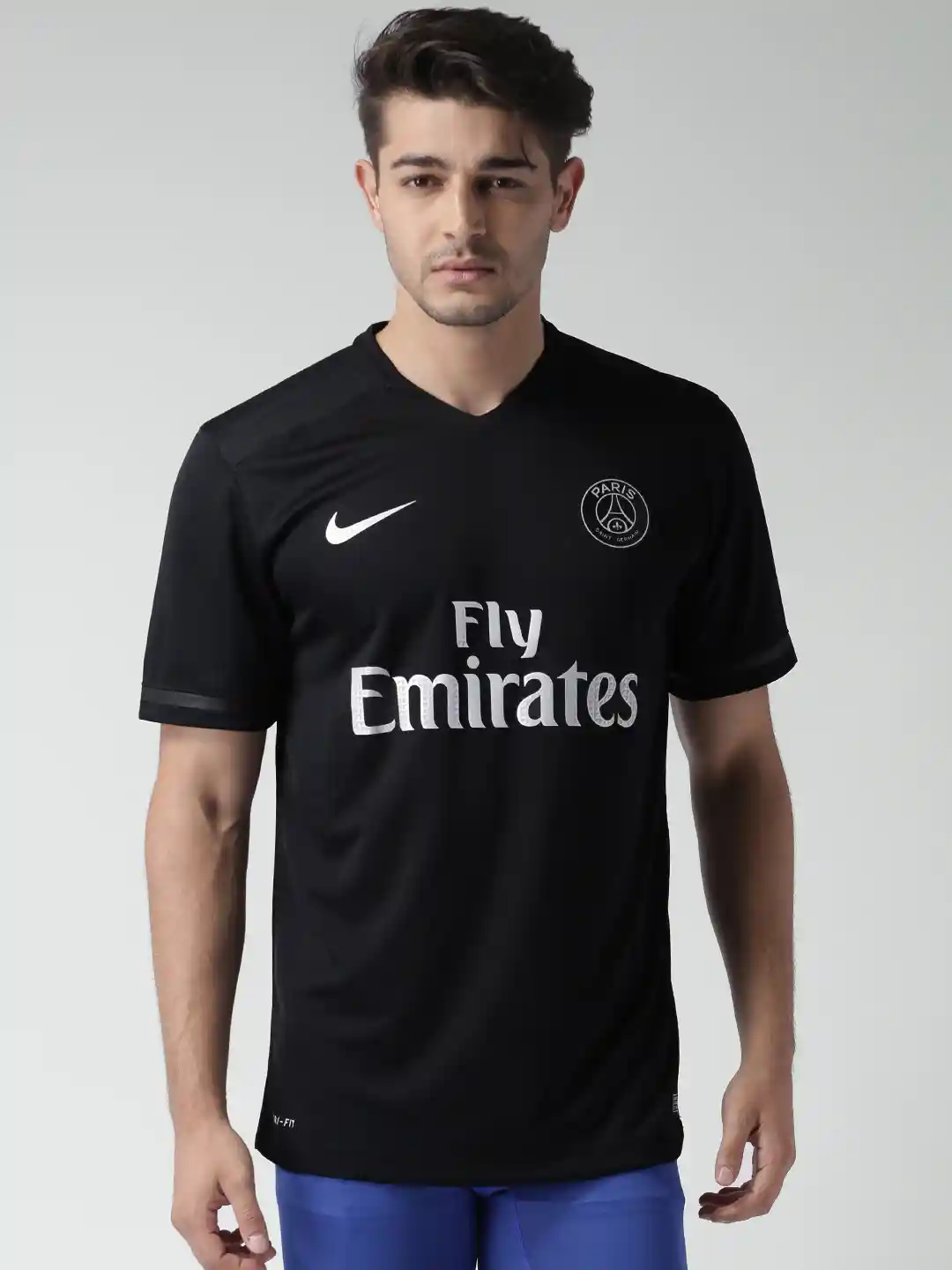 Buy Nike Black Paris Saint-Germain Football Club Jersey - Tshirts
