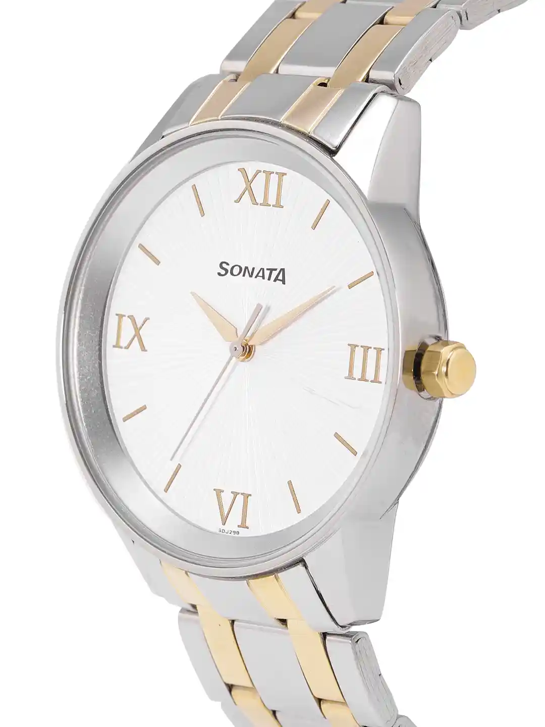 Buy Sonata Men White Bracelet Style Strap Analogue Watch 7133KM01