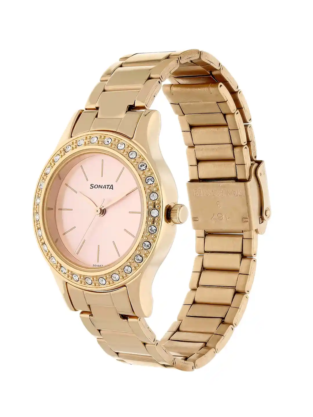 Buy Sonata Blush Women Pink Analogue watch 8123WM01 Watches for
