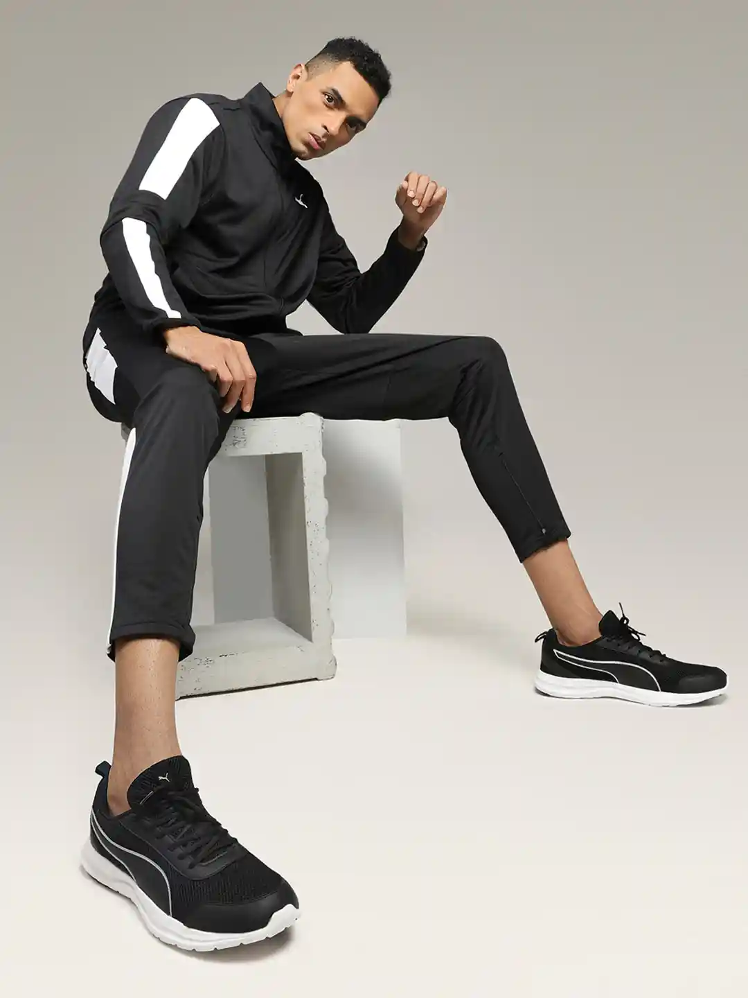 Buy Puma Men Black Sear Sneakers - Casual Shoes for Men 10075955 | Myntra