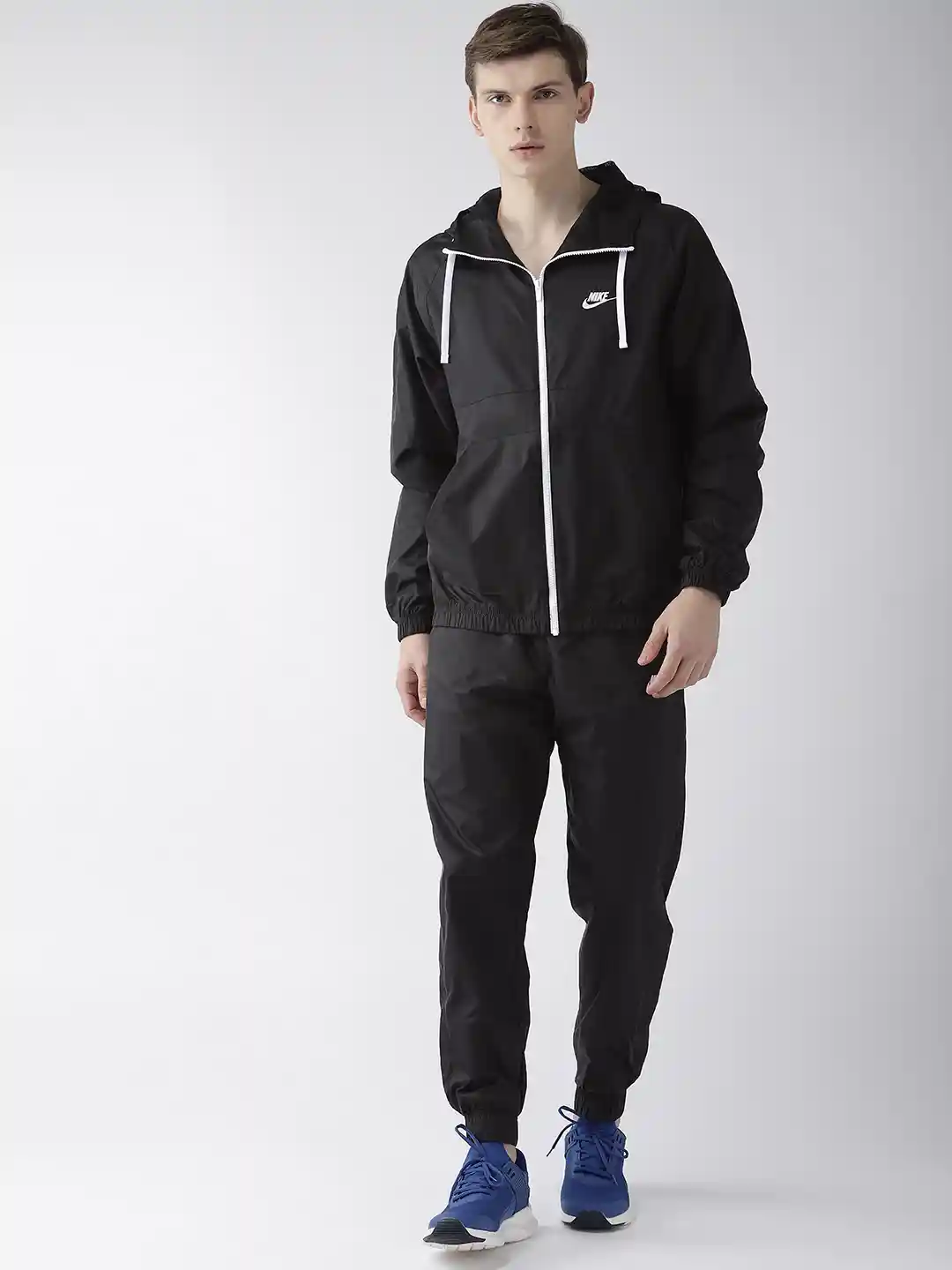 Buy Nike Sportswear Men Black Solid AS M NSW CE TRK SUIT HD WVN