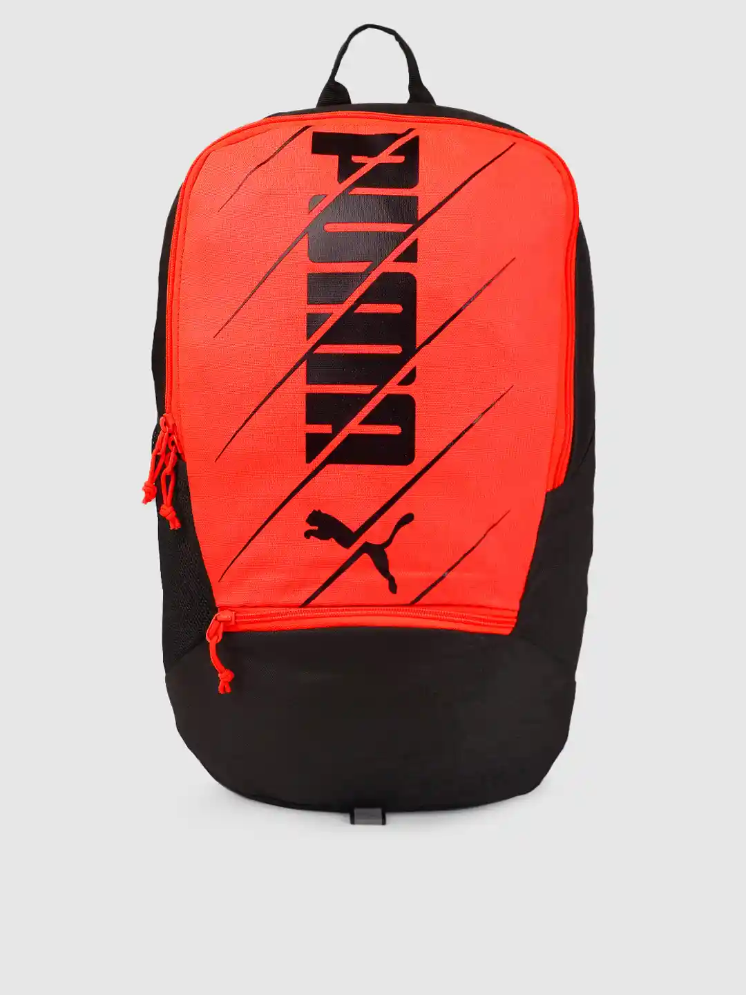 Buy Puma Unisex Black Orange ftblPLAY Brand Logo Backpack