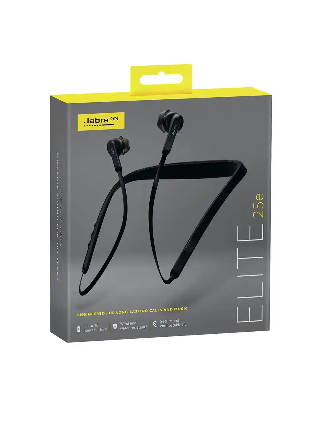 Elite 25e Jabras Elite Jabra Unisex Black Elite 25E Wireless