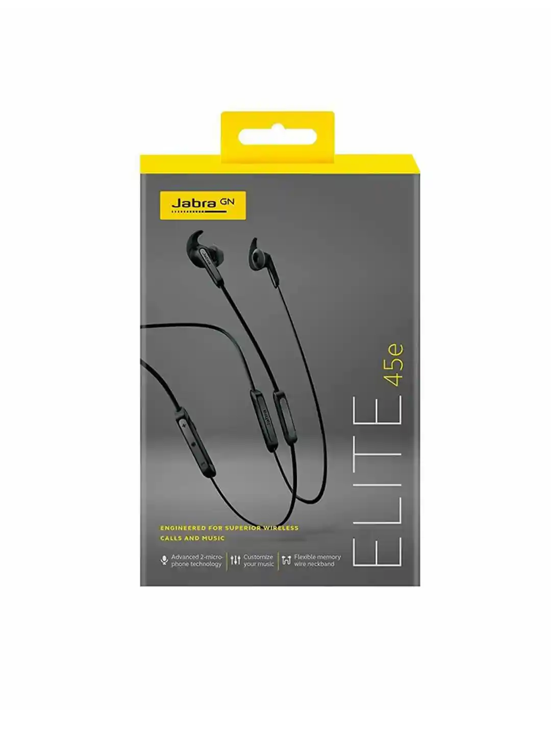 Buy Jabra Unisex Black Elite 45 e Titanium Earphones FBA67525