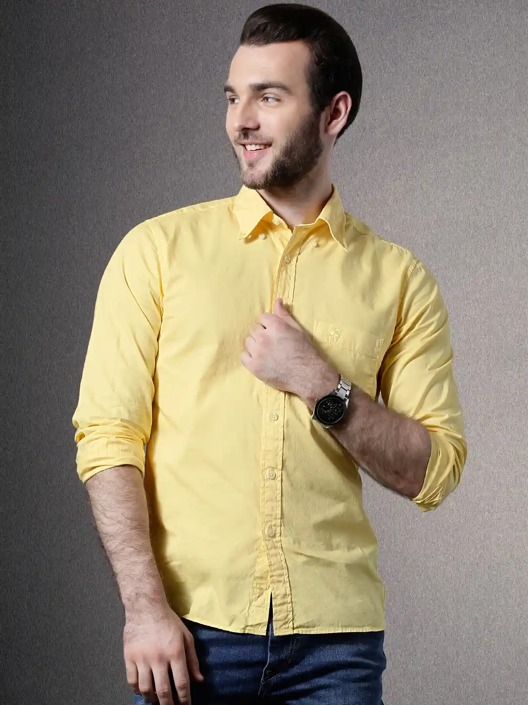 Buy Brooks Brothers Yellow Casual Shirt - Shirts for Men 1019810