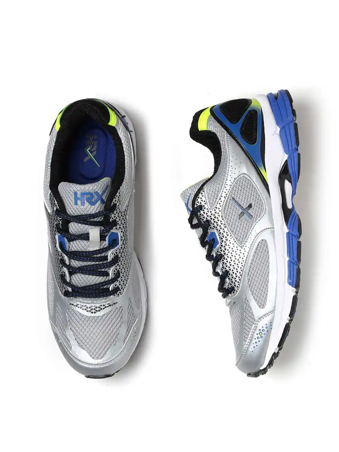Buy HRX by Hrithik Roshan Men Silver-Toned Grey Running Shoes