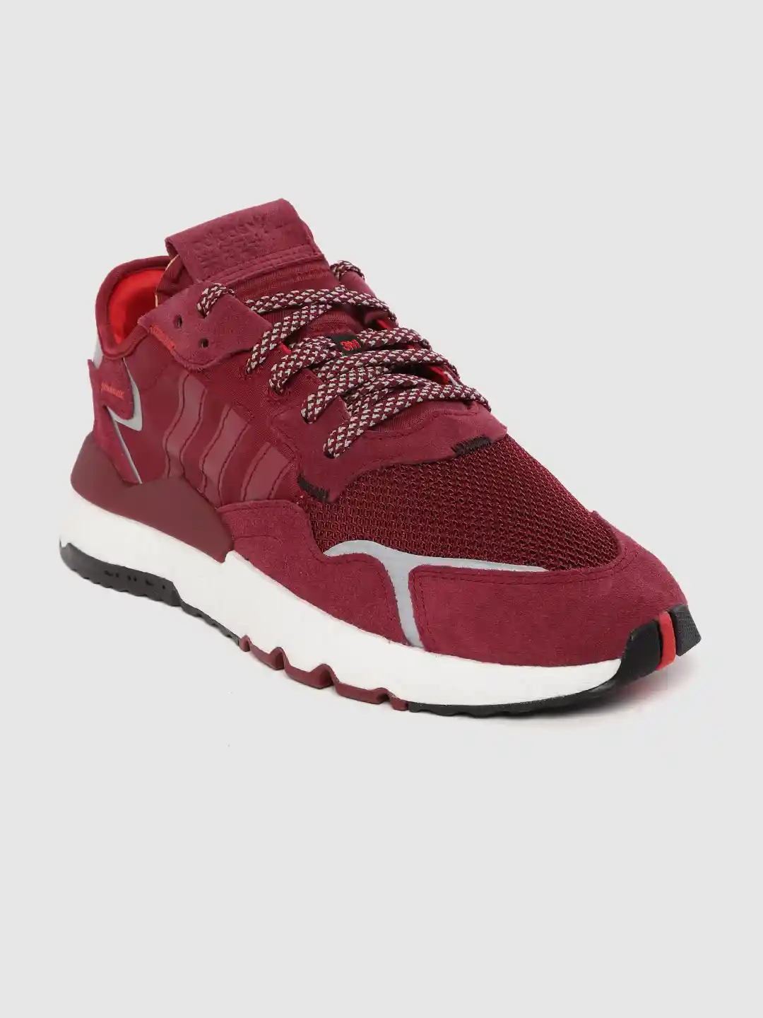 Buy ADIDAS Originals Men Burgundy Nite Jogger Sneakers Casual