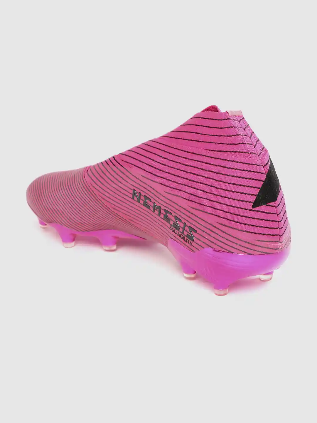 Buy ADIDAS Men Pink Black Nemeziz 19+ Firm Ground Football Shoes