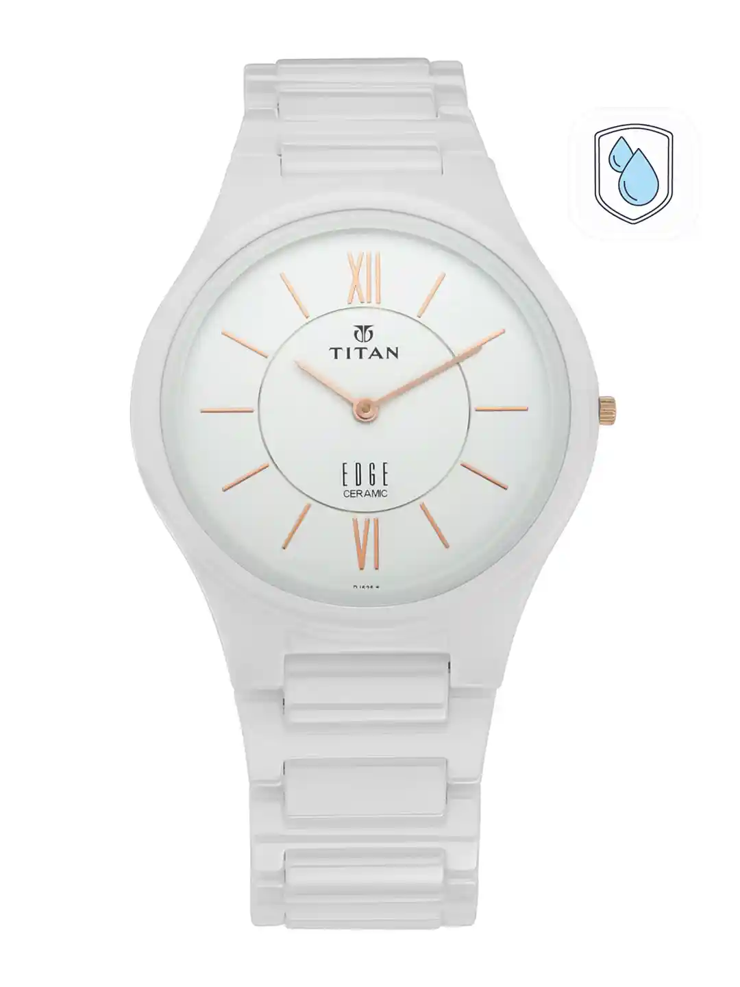 Buy Titan Edge Ceramic Quartz Men Analogue Watch 1696QC04