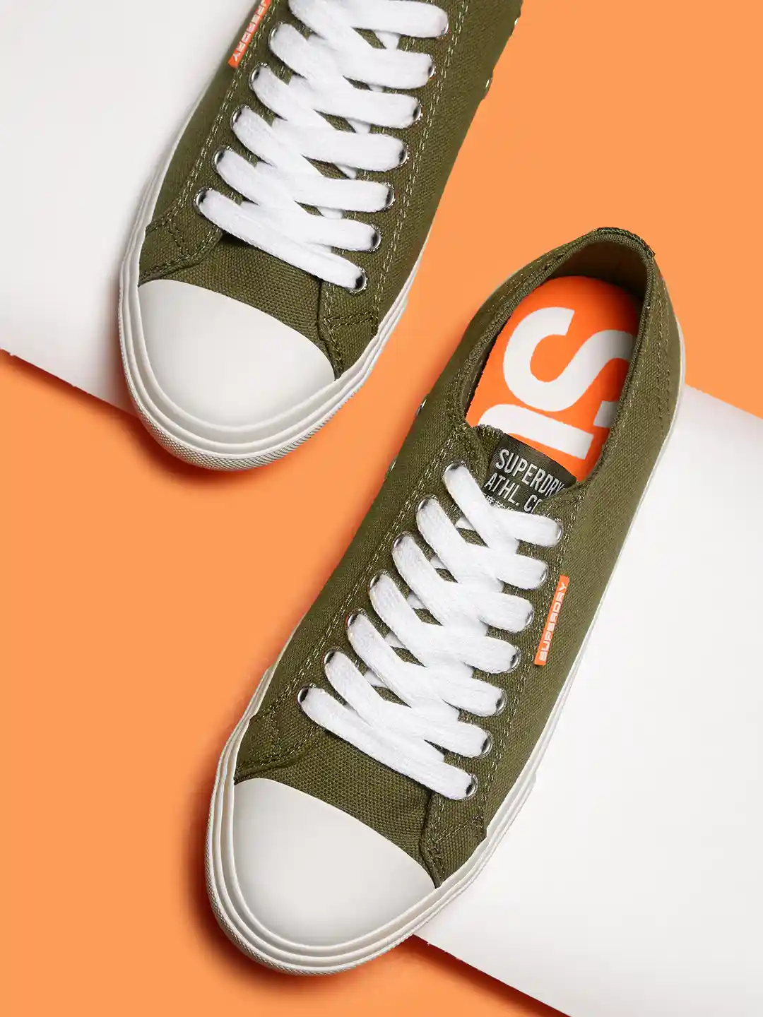 Superdry Men Olive Green LOW PRO Sneakers