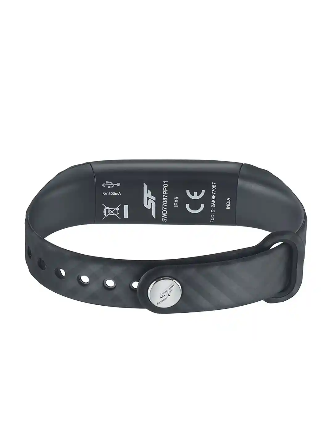 Watch Sf Fitness Band SF Unisex Black Fitness Band