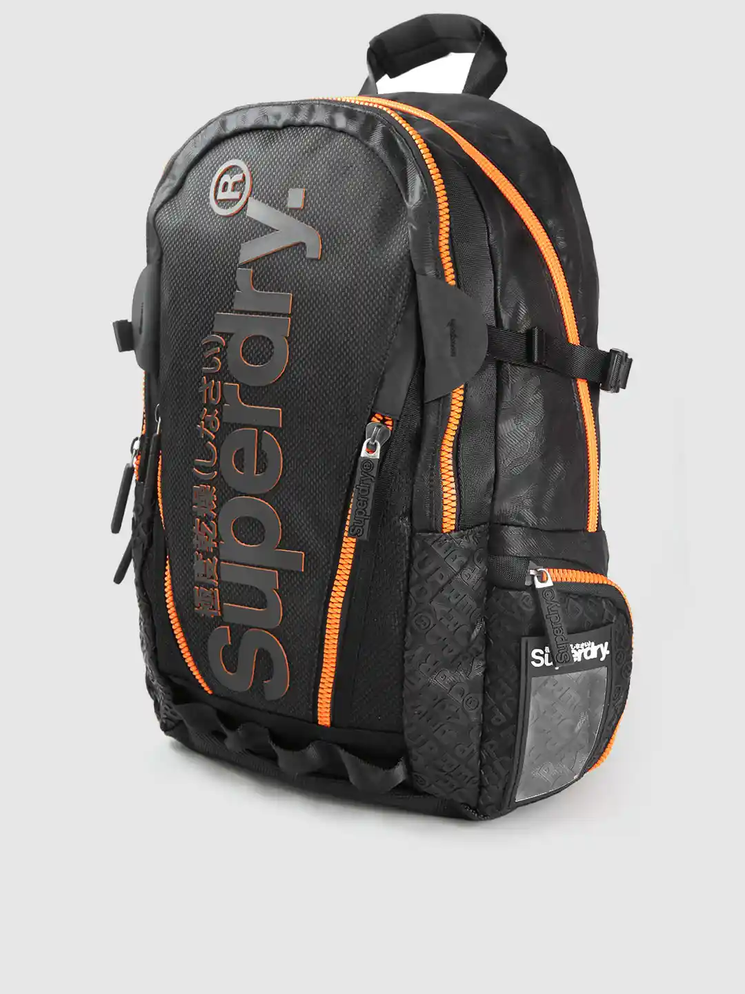 Buy Superdry Men Black Brand Logo Print Laptop Backpack