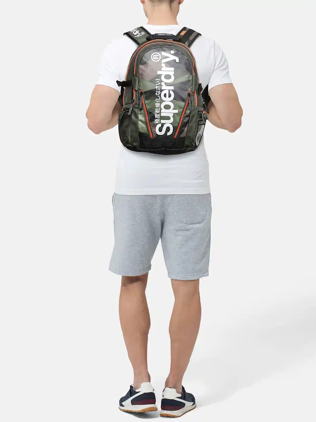 Buy Superdry Men Olive Green Camouflage Laptop Backpack