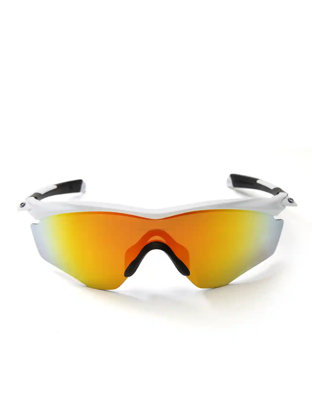 Buy OAKLEY Men UV Protected Orange Lens Irregular Sunglasses