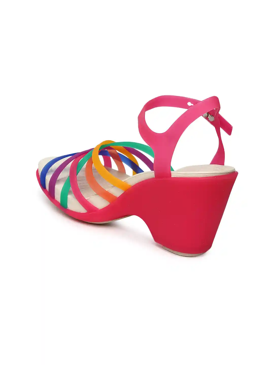 Buy Crocs Translucents Women Multicoloured Huarache Wedges Heels