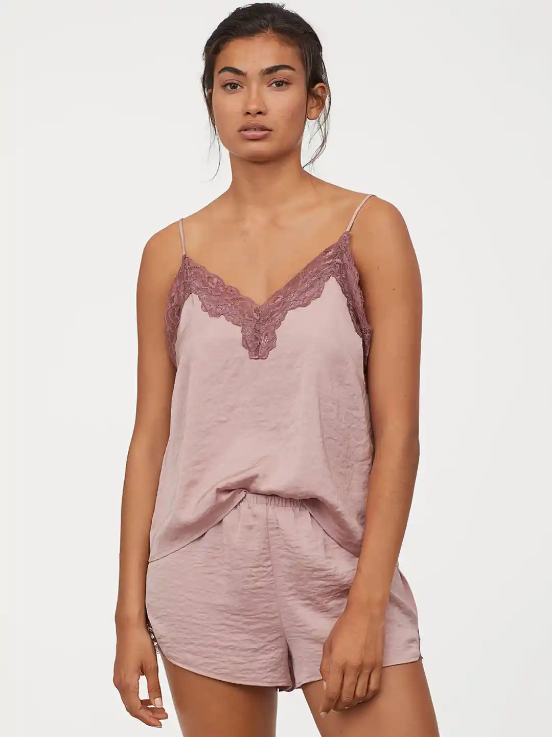 H&m Pajama Camisole Shop H&M Cotton Pointelle Pajamas At