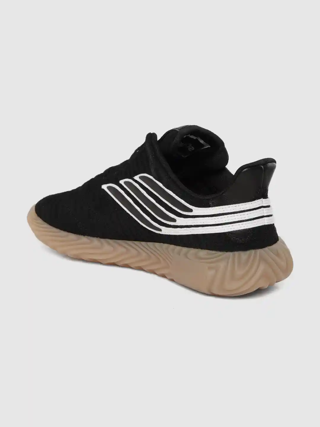 Buy ADIDAS Originals Men Black Quilted Sobakov Suede Sneakers - Main Image