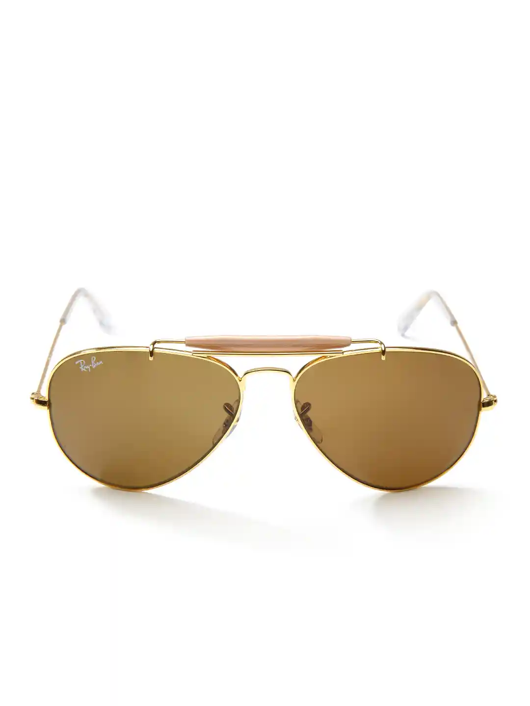 Buy RAY-BAN Men UV Protected Brown Lens Pilot Sunglasses