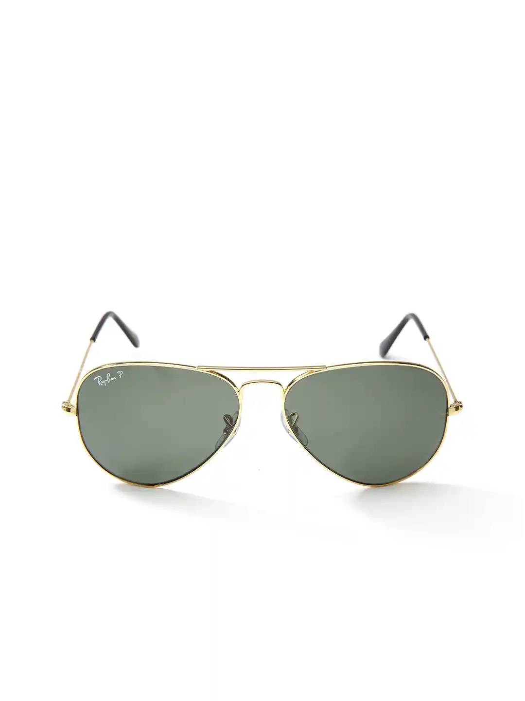 Buy RAY-BAN Unisex Polarized Green Lens Pilot Sunglasses