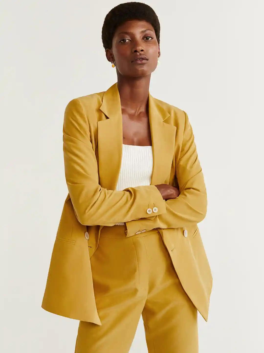 Mustard Blazer Dark Yellow Coat Pant Mustard Yellow Blazer Women