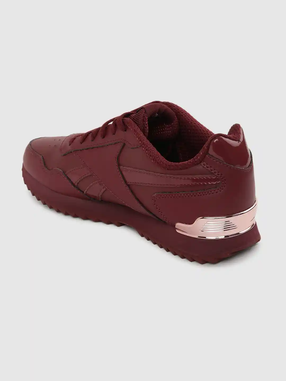 Buy Reebok Classic Women Burgundy Royal Glide Ripple Clip Sneakers