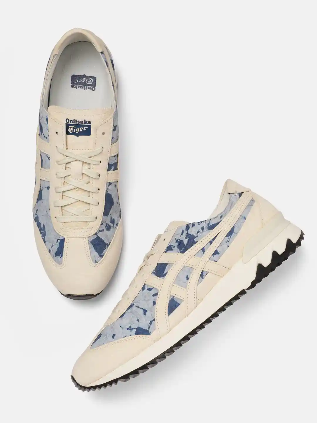 Onitsuka Tiger Tiger Print Onitsuka Tiger Unisex Cream-Coloured