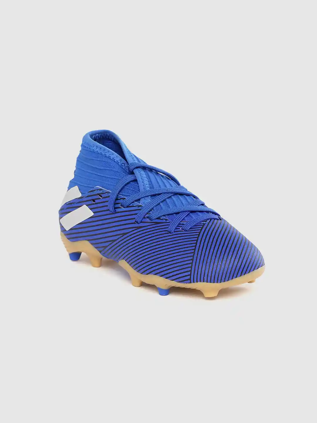 Buy ADIDAS Boys Blue Black Striped NEMEZIZ Firm Ground