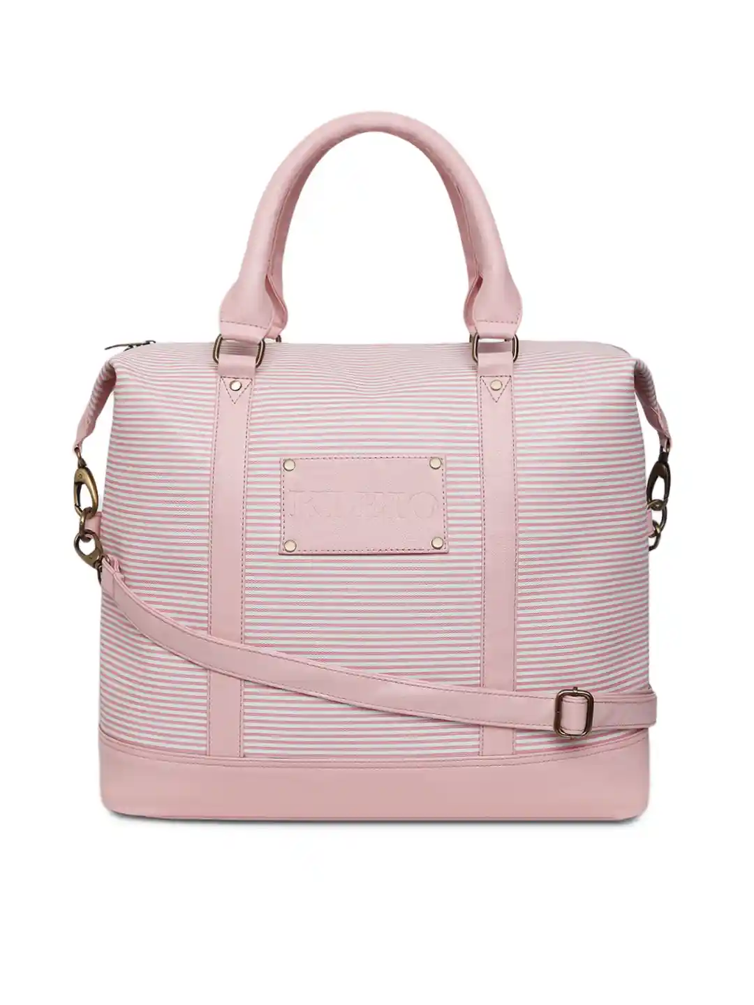 Buy KLEIO Unisex Striped Travel Duffle Bag Duffel Bag for Unisex