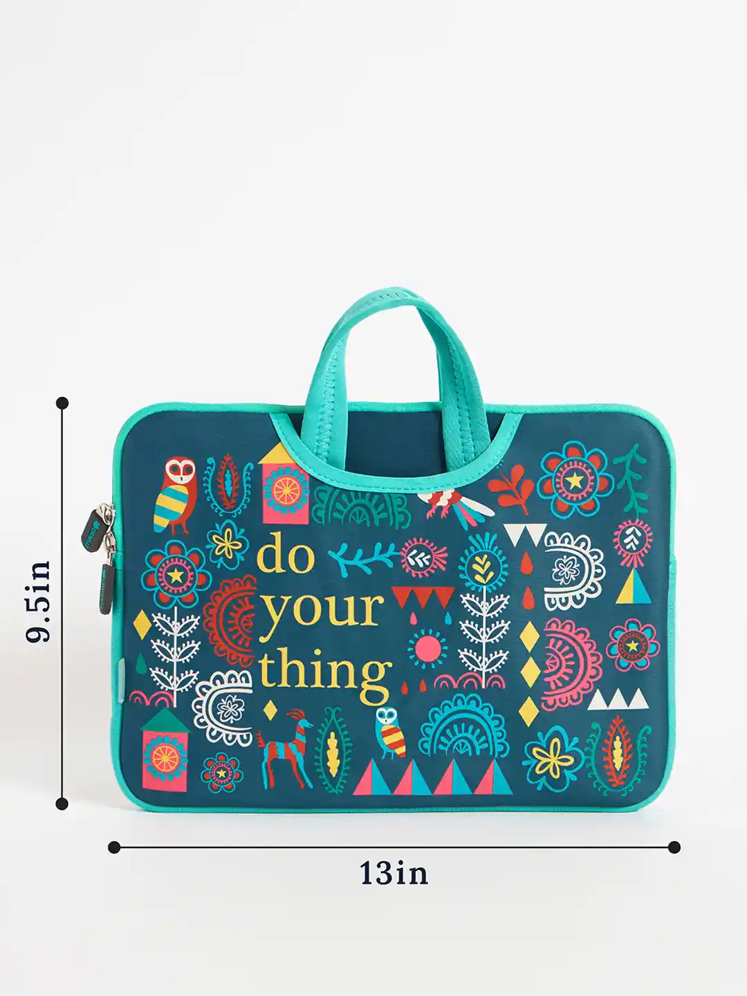 Buy Chumbak Unisex Multicoloured Printed Laptop Sleeve Laptop
