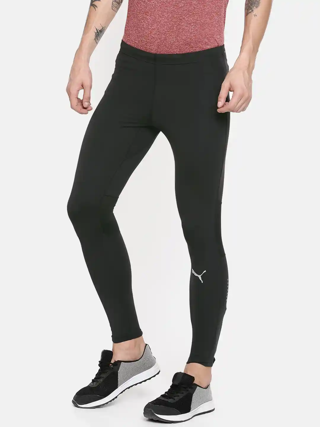 Buy Puma Men Black Ignite Long dryCELL Solid Training \u0026 Running Tights -  Tights for Men 10660152 | Myntra
