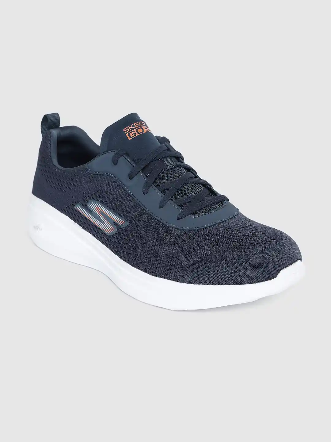 Buy Skechers Men Navy Blue GO RUN FAST-QUAKE Running Shoes