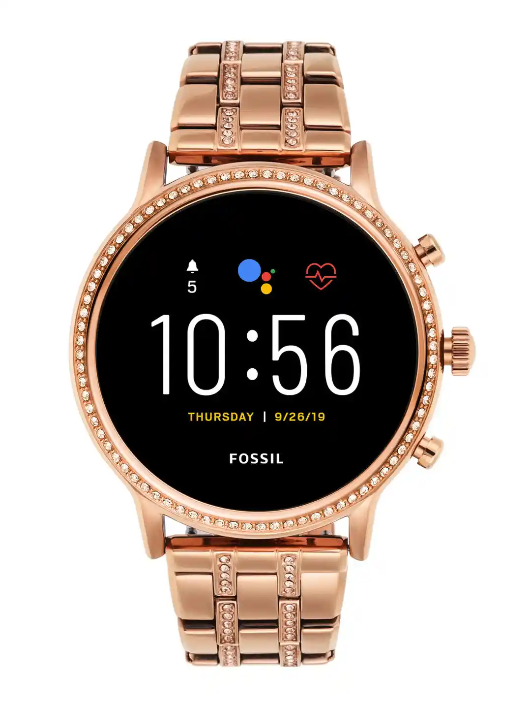 Buy Fossil Women Rose Gold Julianna HR Gen Smartwatch FTW6035