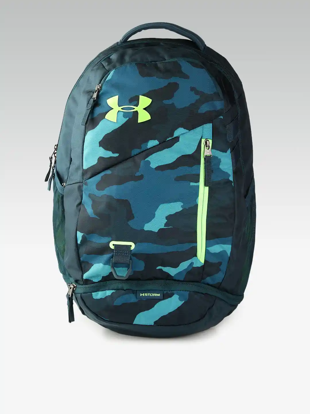 Buy UNDER ARMOUR Unisex Teal Green Camouflage Print Hustle