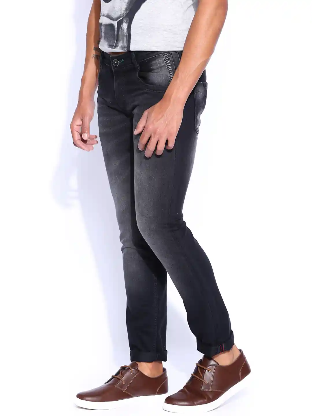 Buy Sin Black Danzel Fit Jeans Jeans for Men 1082663 Myntra